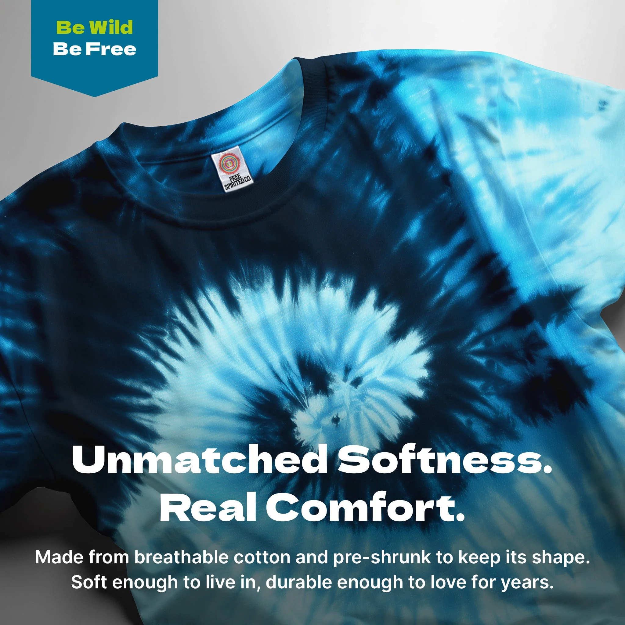 Blue Ocean Premium Hand-Dyed Comfort Shirt - Image 3