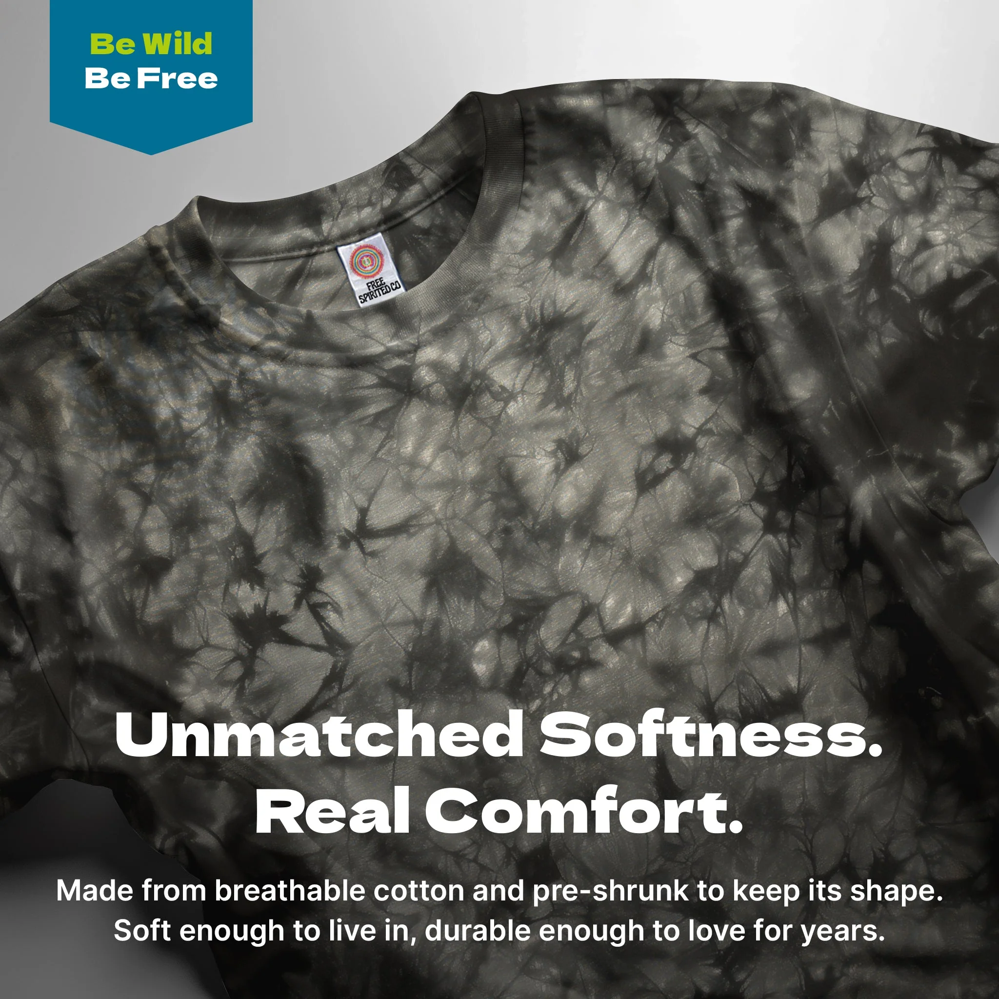 Crystal Black Premium Hand-Dyed Comfort Shirt - Image 3